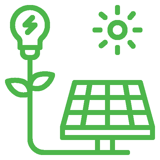 Solar umweltschonend - Icon